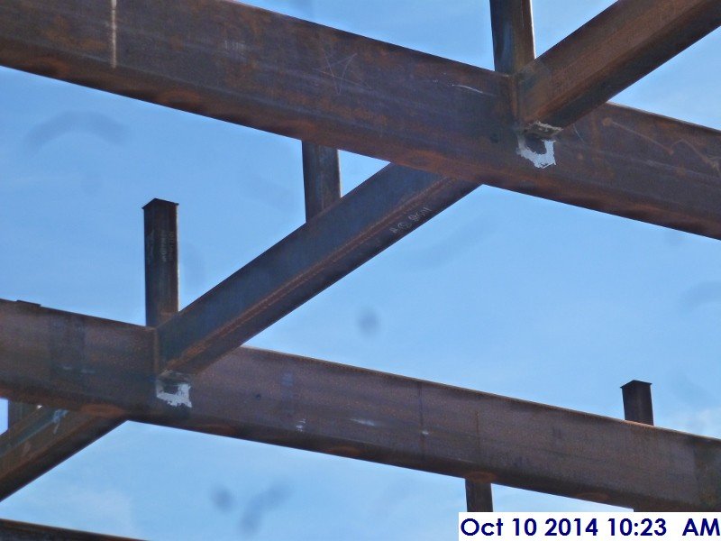 Welding the Skylight beams Facing East (800x600)